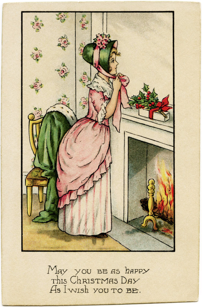 Download Victorian Christmas Card - Leenie Brown
